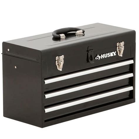 steel tool box 3 drawer|three drawer portable tool box.